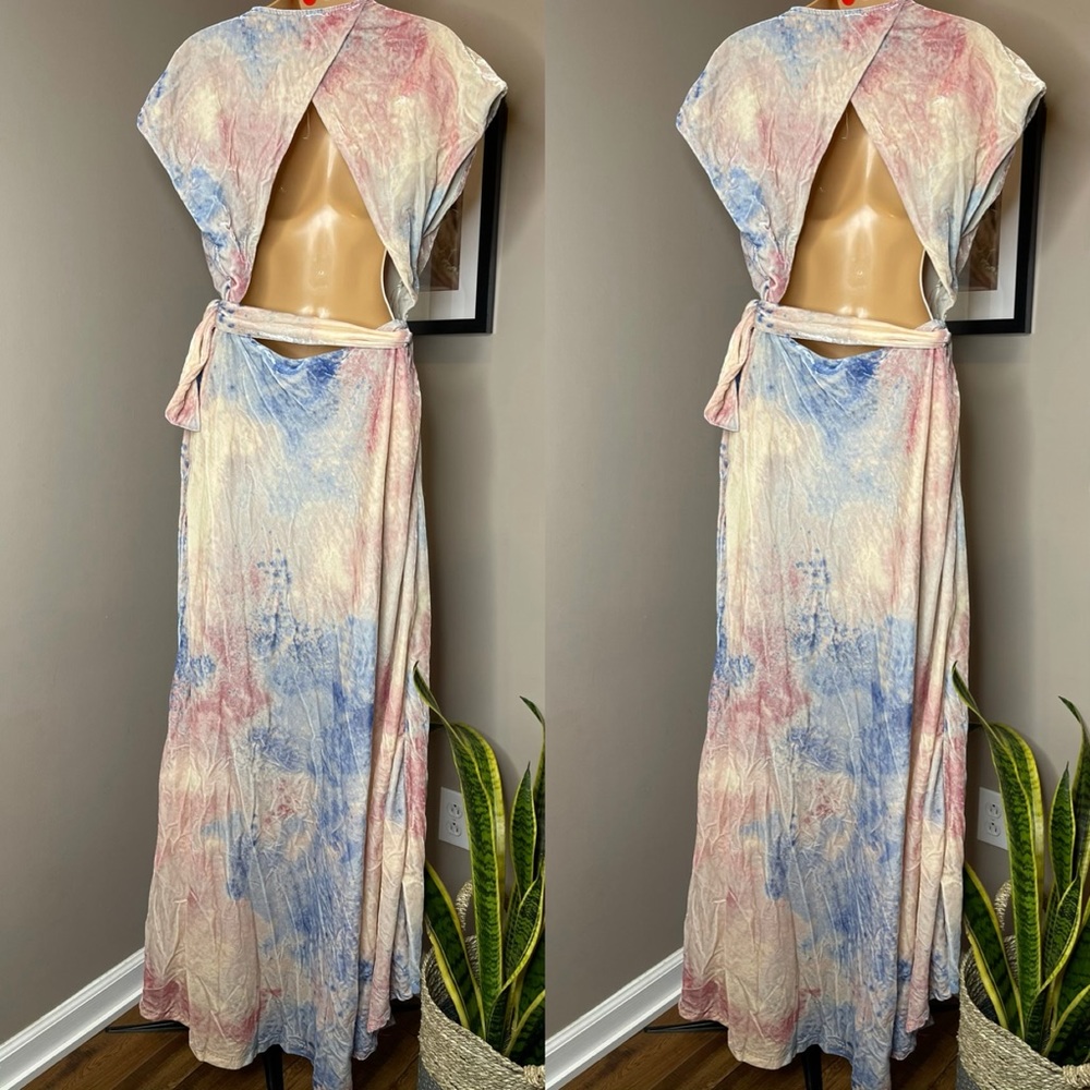 Free People Desert Flower Velvet Maxi Dress - Picture 6 of 7